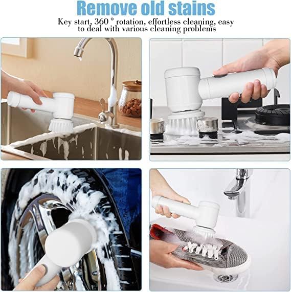 Electric Cleaning Brush With 360° rotation